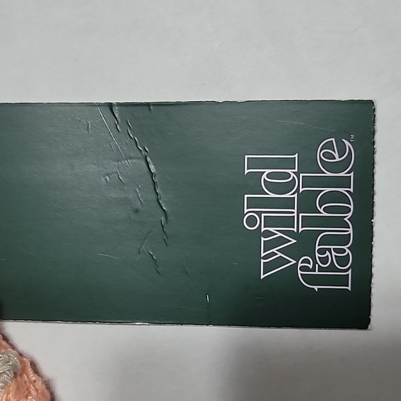 Wild Fable Crochet Bikini Top Orange/Gray w/Adjustable Straps, Size XXS - Picture 7 of 8